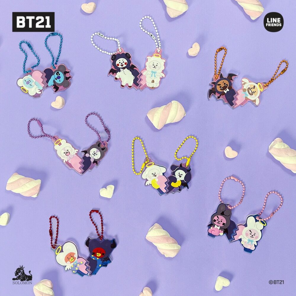 Angel＆Villain アクリルキーリング KOYA RJ SHOOKY MANG CHIMMY TATA アクリルキーホルダー キーリング キーホルダー バッグチャーム 公式