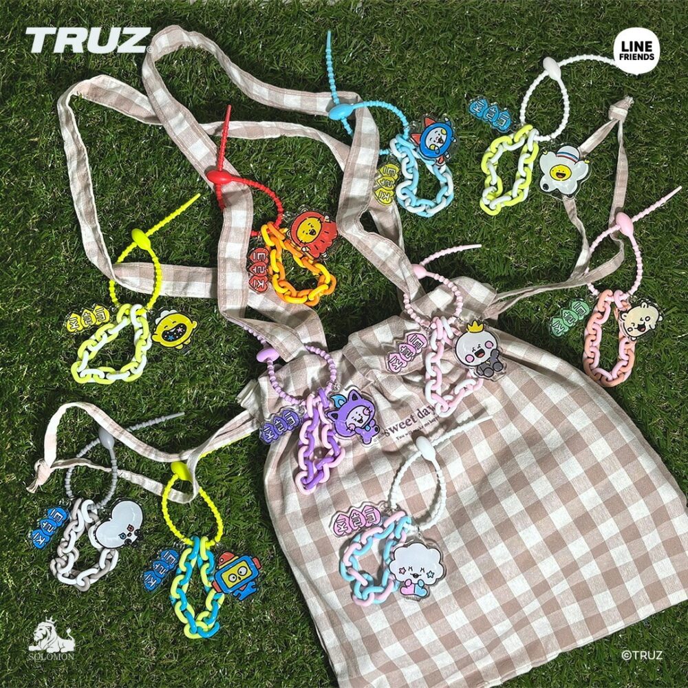 TRUZ アクリルキーリング ver.3 チリ ロミー ヨチ ボンボン ラウ ヒークン ソム ルル ウーピー ポドン