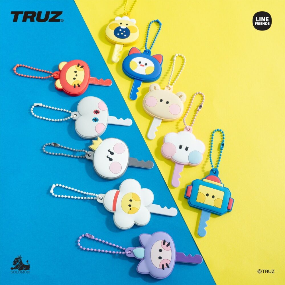 【：30%OFFセール：】 TRUZ minini キーカバー_KCT_M チリ ロミー ヨチ ボンボン ラウ ヒークン ソム ルル ウーピー ポドン 通勤 通学