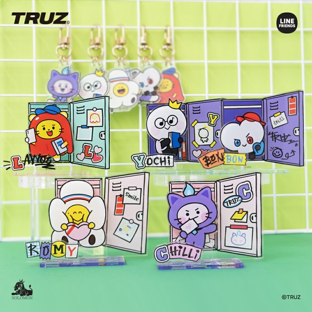 【：30%OFFセール：】 2023年 TRUZ アクリルスタンド ver.2 DECO PACK チリ ロミー ヨチ ボンボン ラウ ヒークン ソム ルル ウーピー ポドン