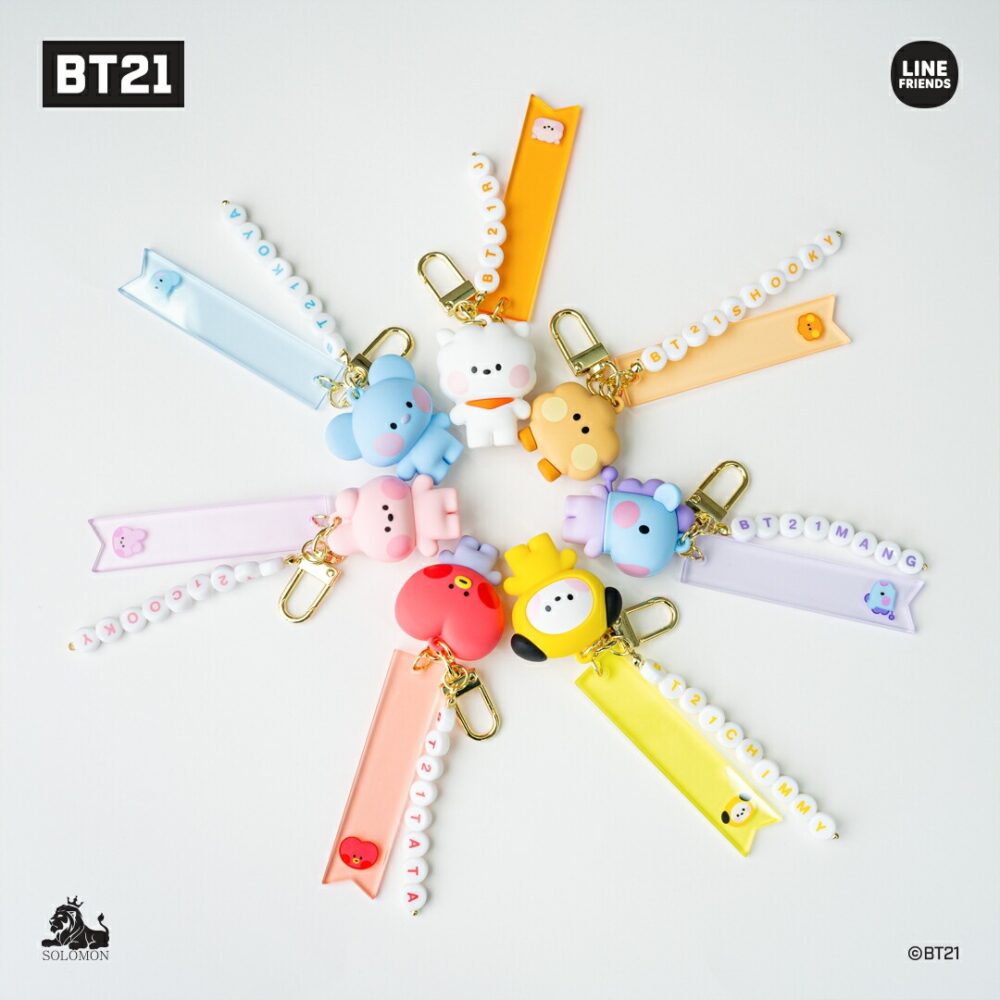 【：50%OFFセール：】 minini フィギュアキーリング (シール付き)_FKS_M キーリング KOYA RJ SHOOKY MANG CHIMMY TATA COOKY
