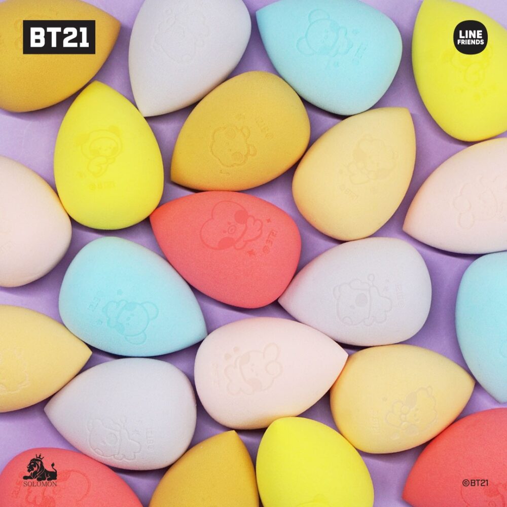 【：30%OFFセール：】 minini メイクスポンジ_MSG_C パフ KOYA RJ SHOOKY MANG CHIMMY TATA COOKY